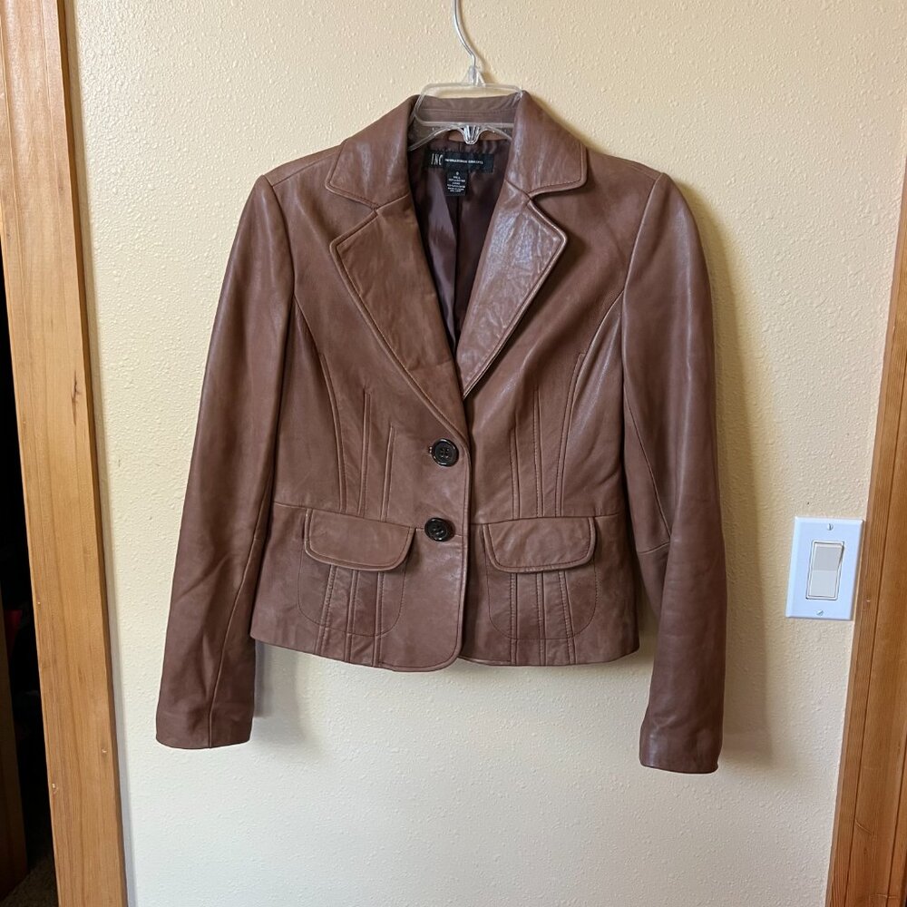 Brown Leather Jacker